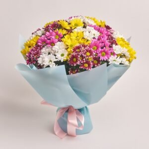 mixed chrysanthemum bouquet