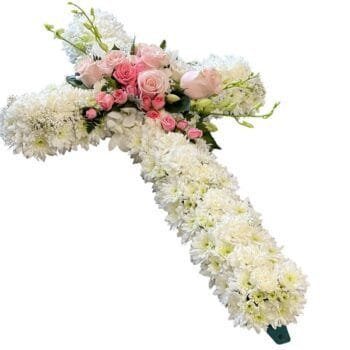 Cross Wreath of Loving Memories