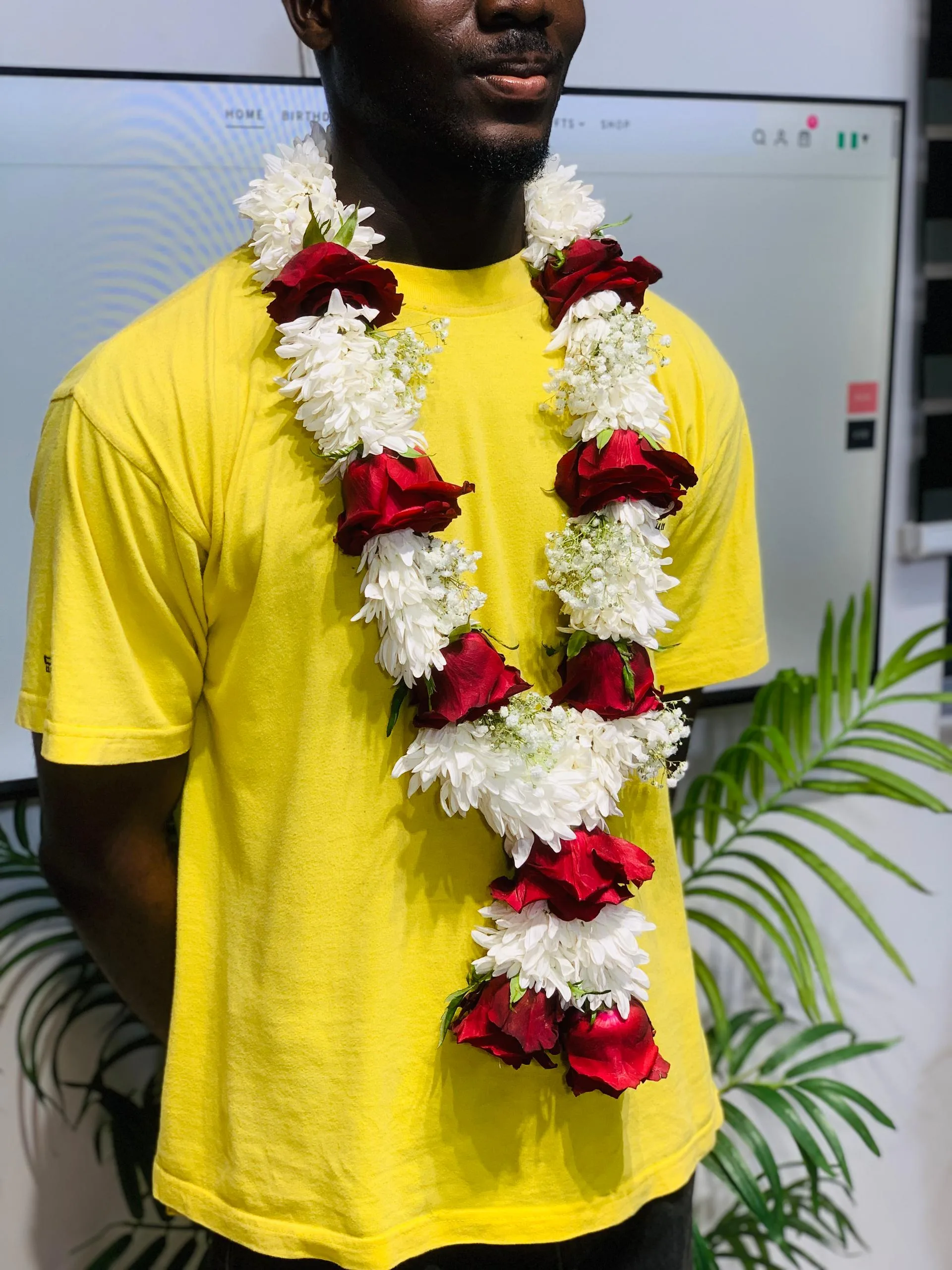 neck flower garland neck flower garland