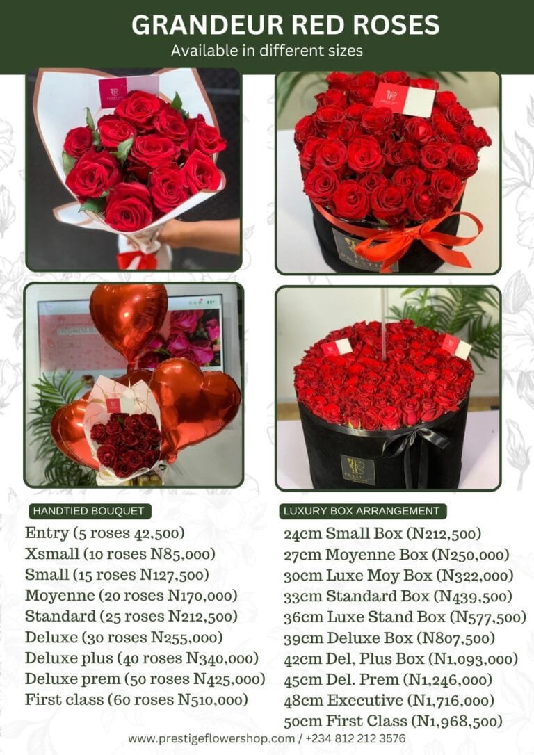 Buy red roses in lagos