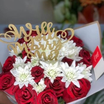 Order the Classic Proposal Bouquet in Lagos.